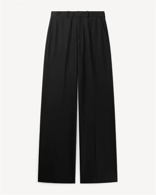 HERMAN WIDE LEG BUKSER BLACK